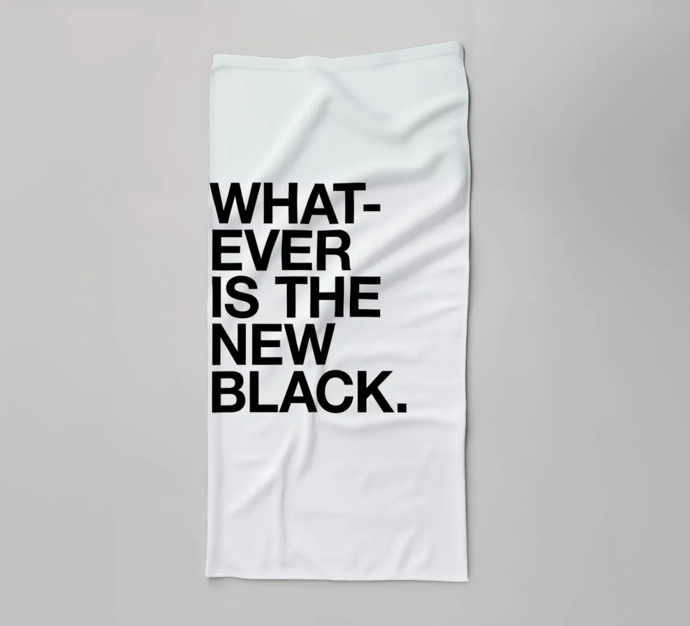 Whatever black badhanddoek van Studio One