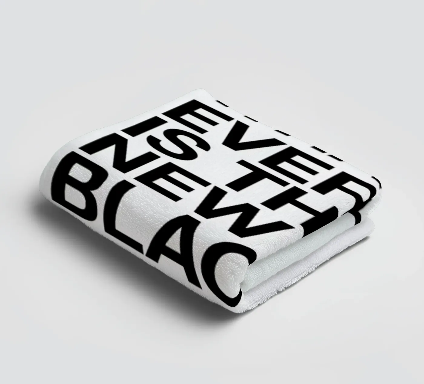 Whatever black badhanddoek van Studio One
