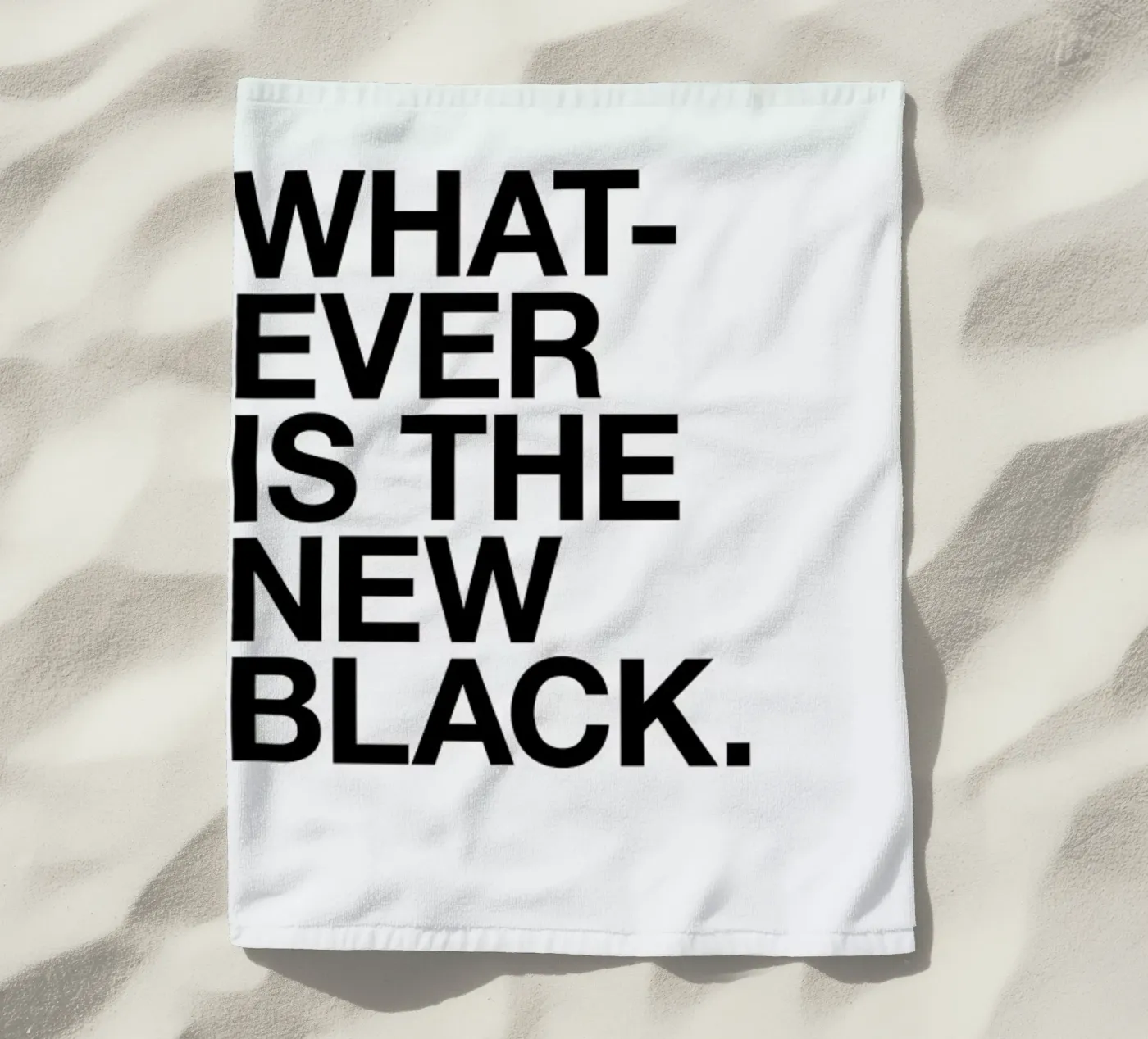 Whatever black telo mare da Studio One