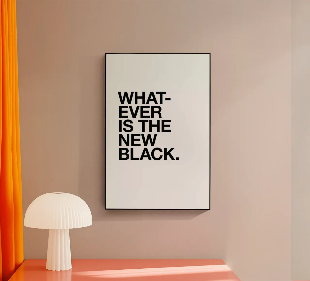 Whatever black acryl van Studio One