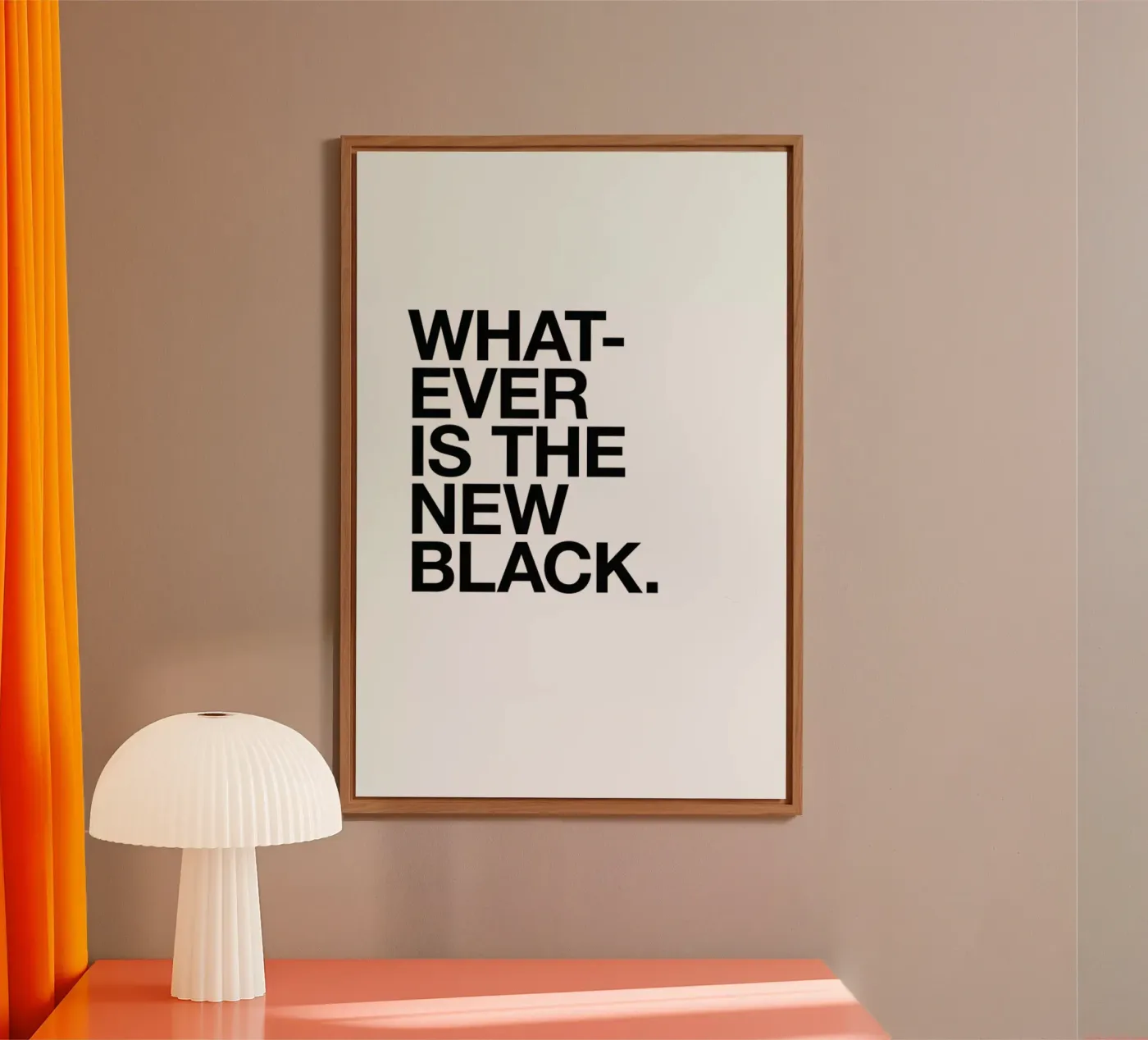 Whatever black forex plate by Studio One