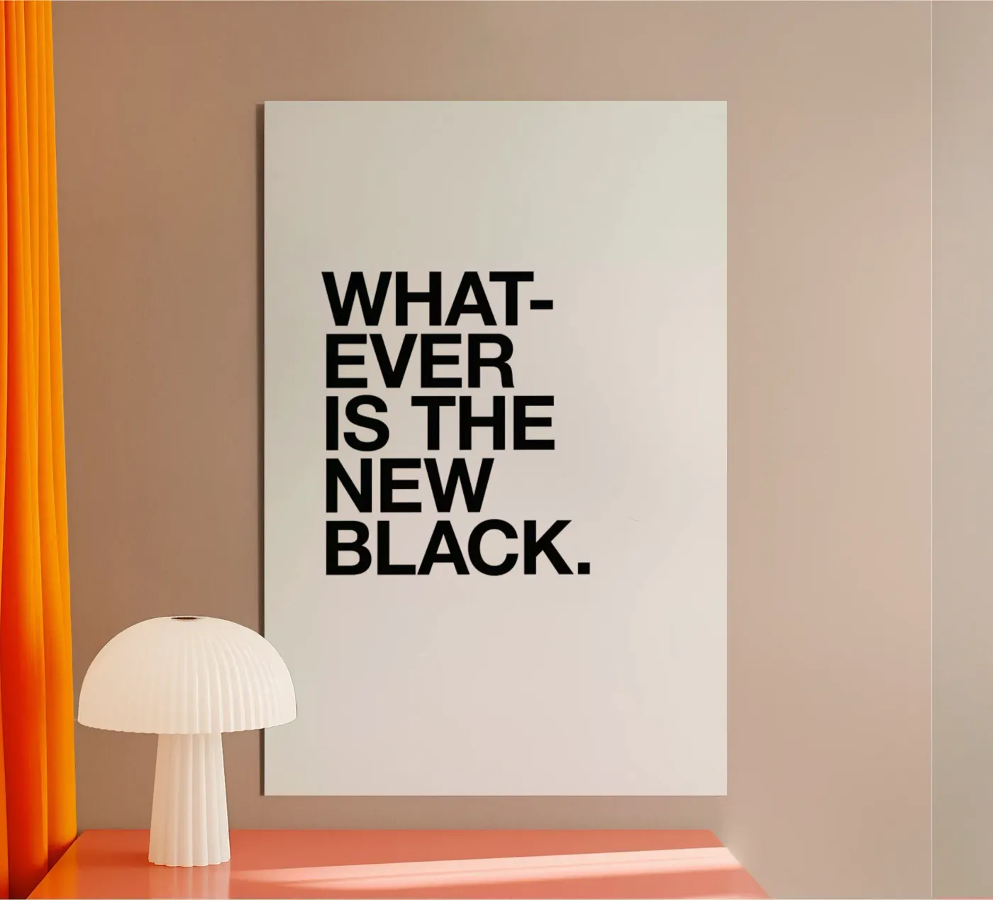 Whatever black forex plate by Studio One