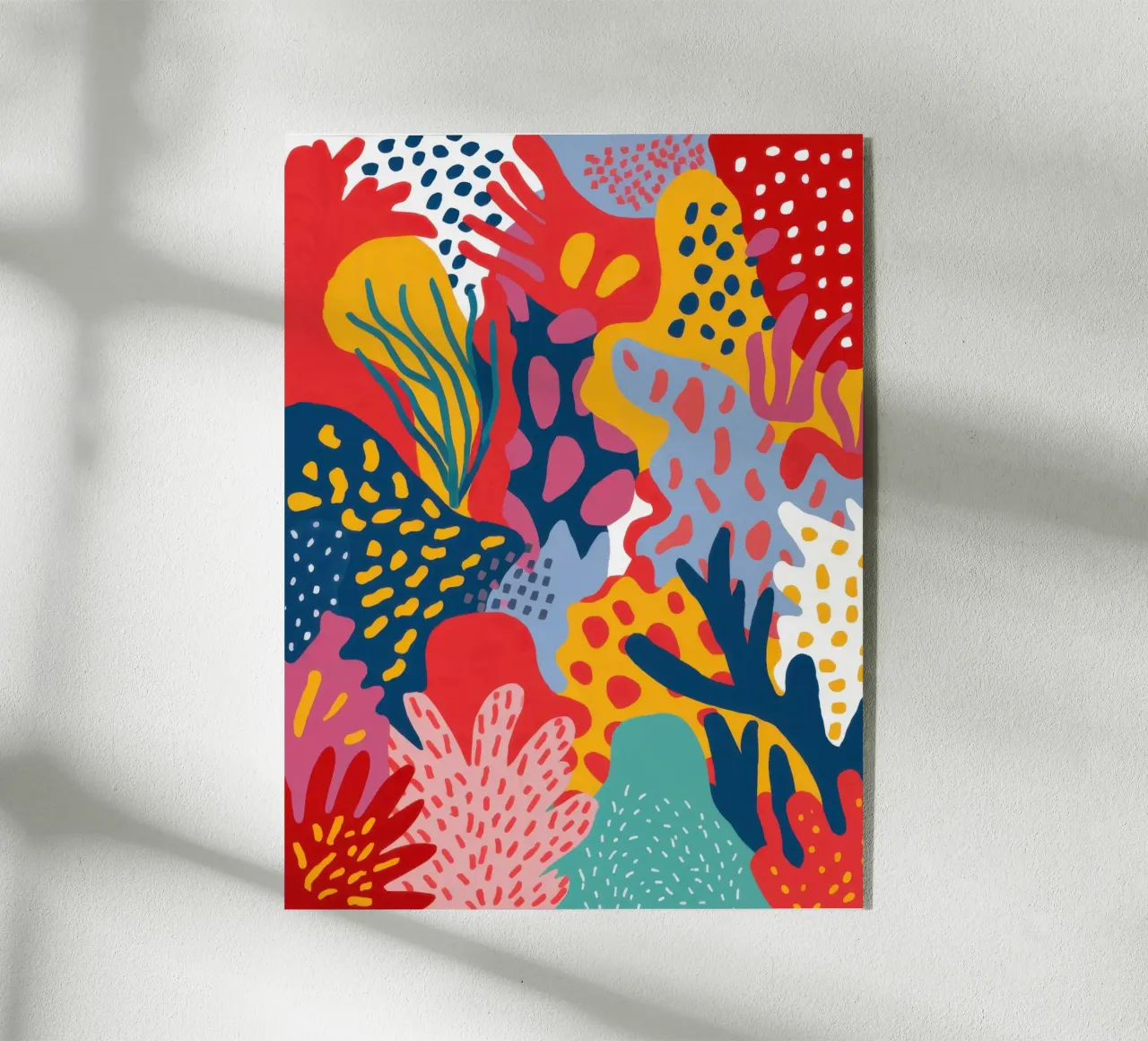 Flor salvaje abstracta metacrilato de Bara Suara