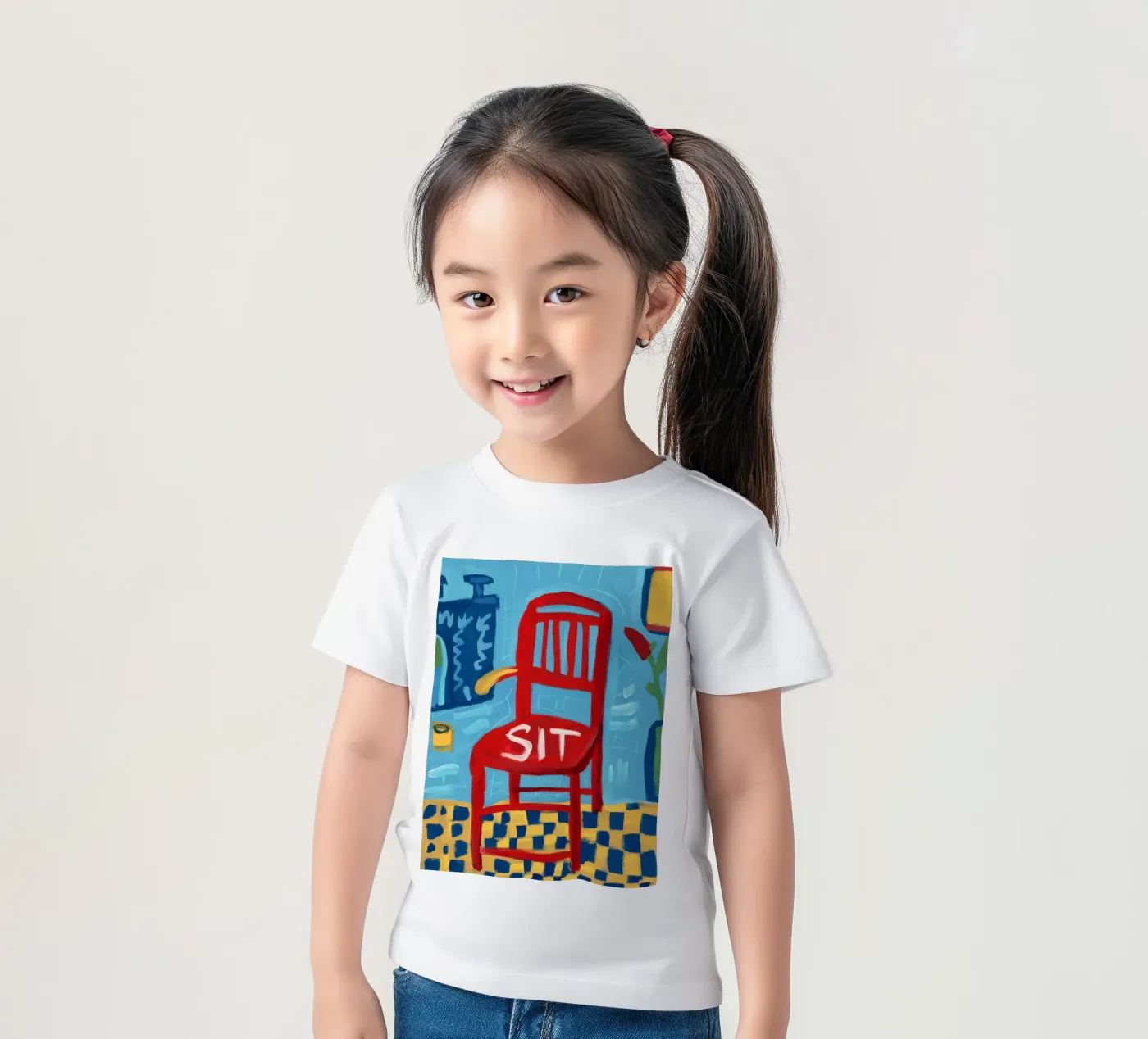 Presenza rossa dominante t-shirt bambini da Nova Glaze