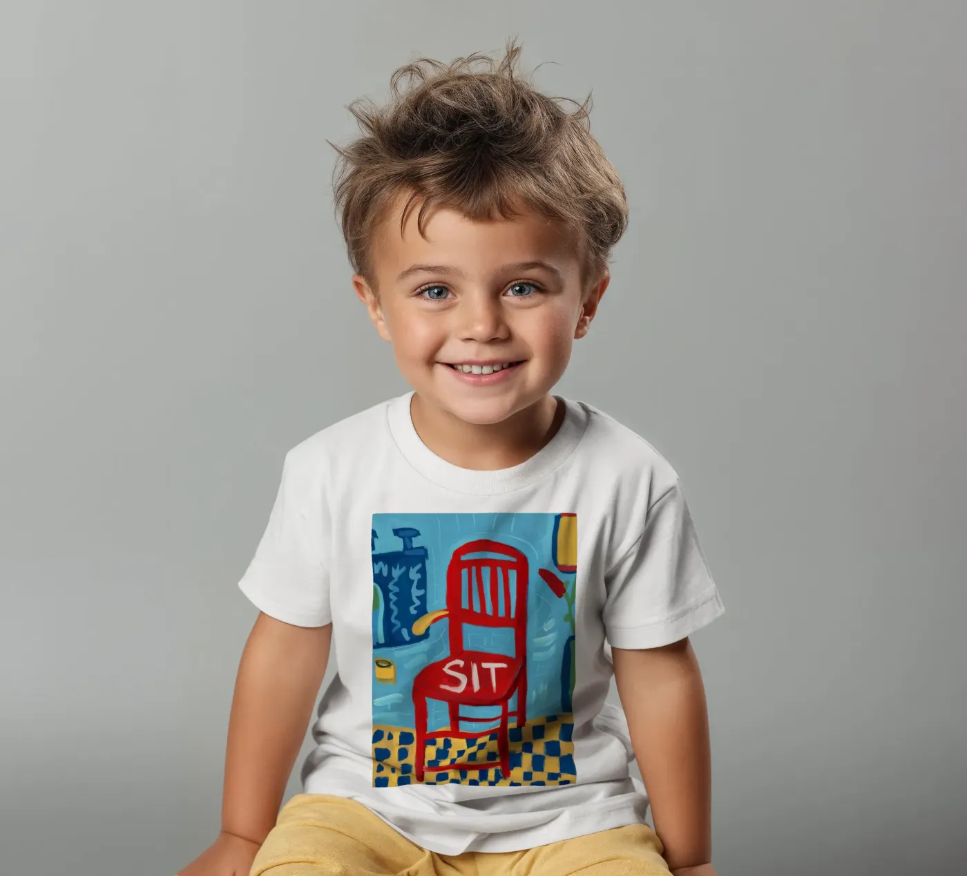 Presenza rossa dominante t-shirt bambini da Nova Glaze