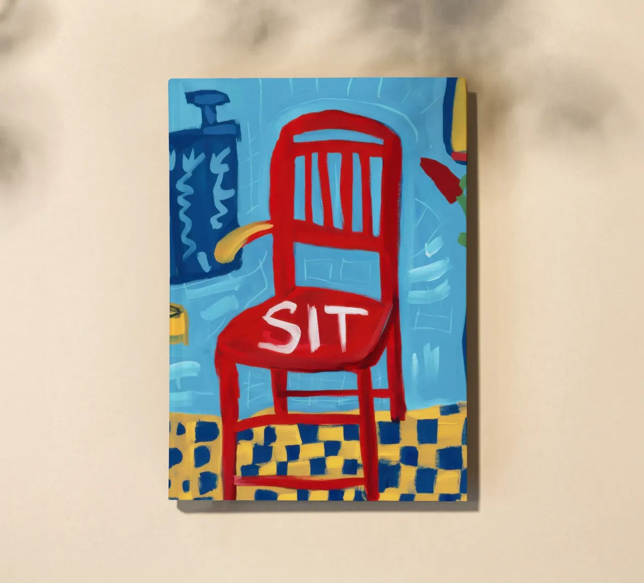 Commanding Red Presence notebook by Nova Glaze