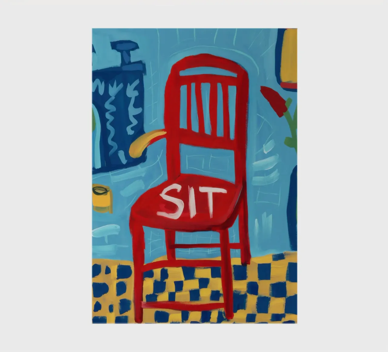 Commanding Red Presence notebook by Nova Glaze