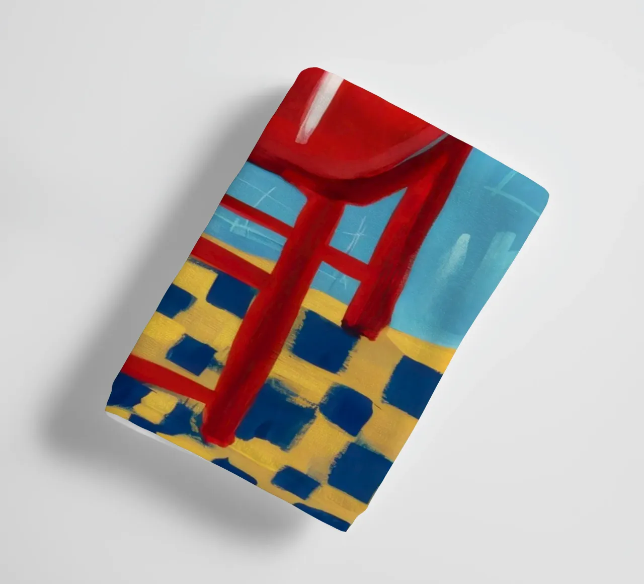 Commanding Red Presence towel by Nova Glaze