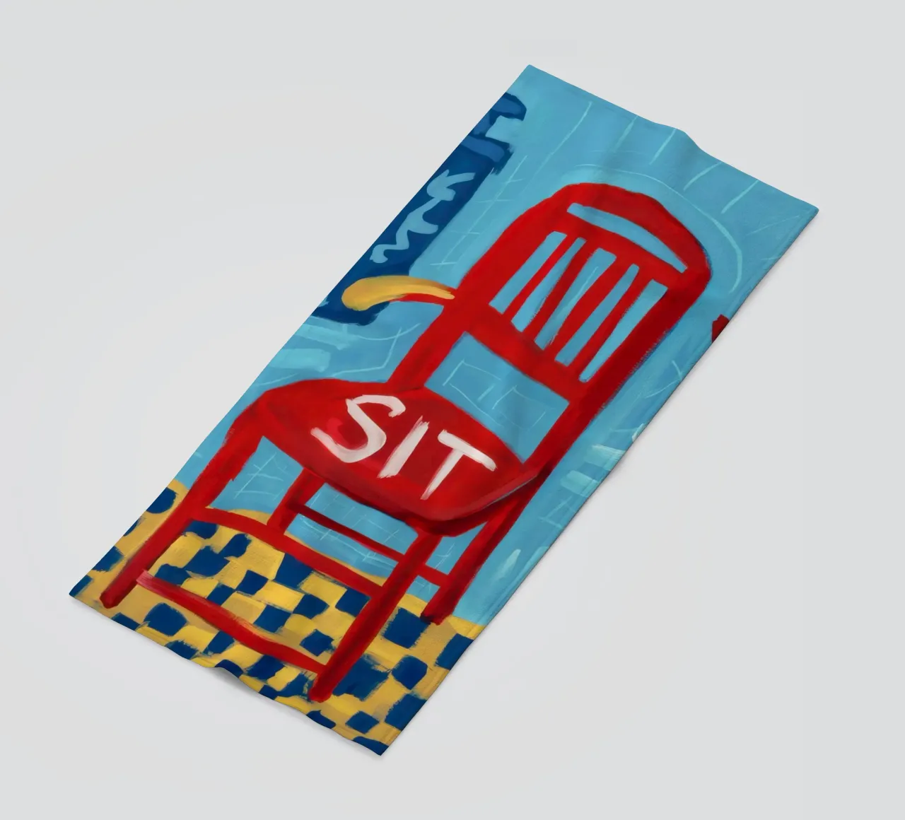 Presenza rossa dominante telo mare da Nova Glaze