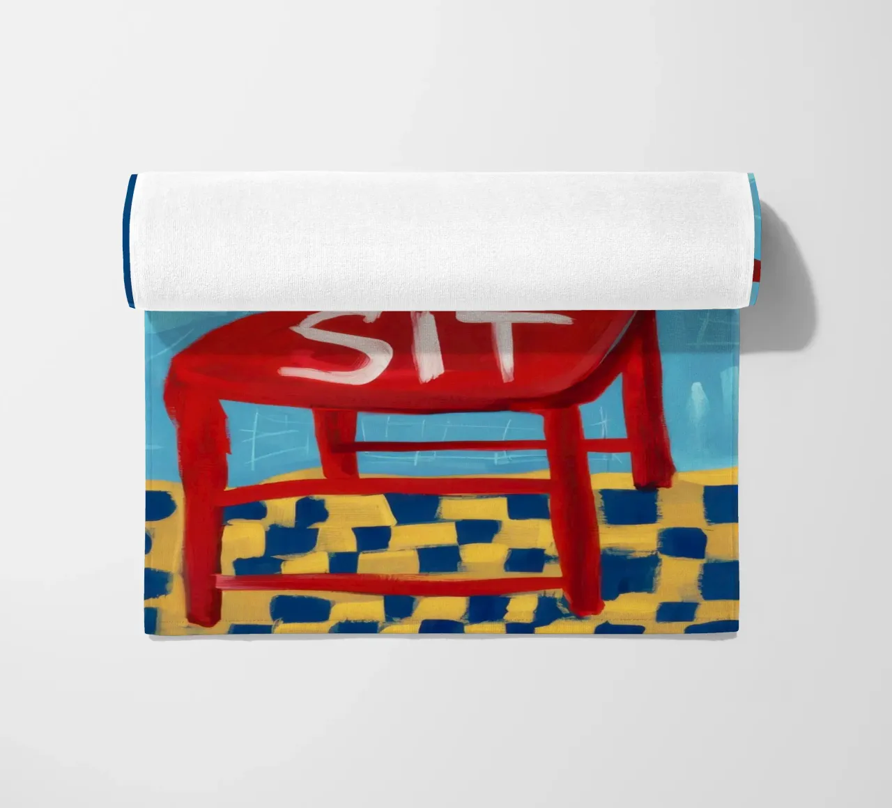 Presenza rossa dominante telo mare da Nova Glaze