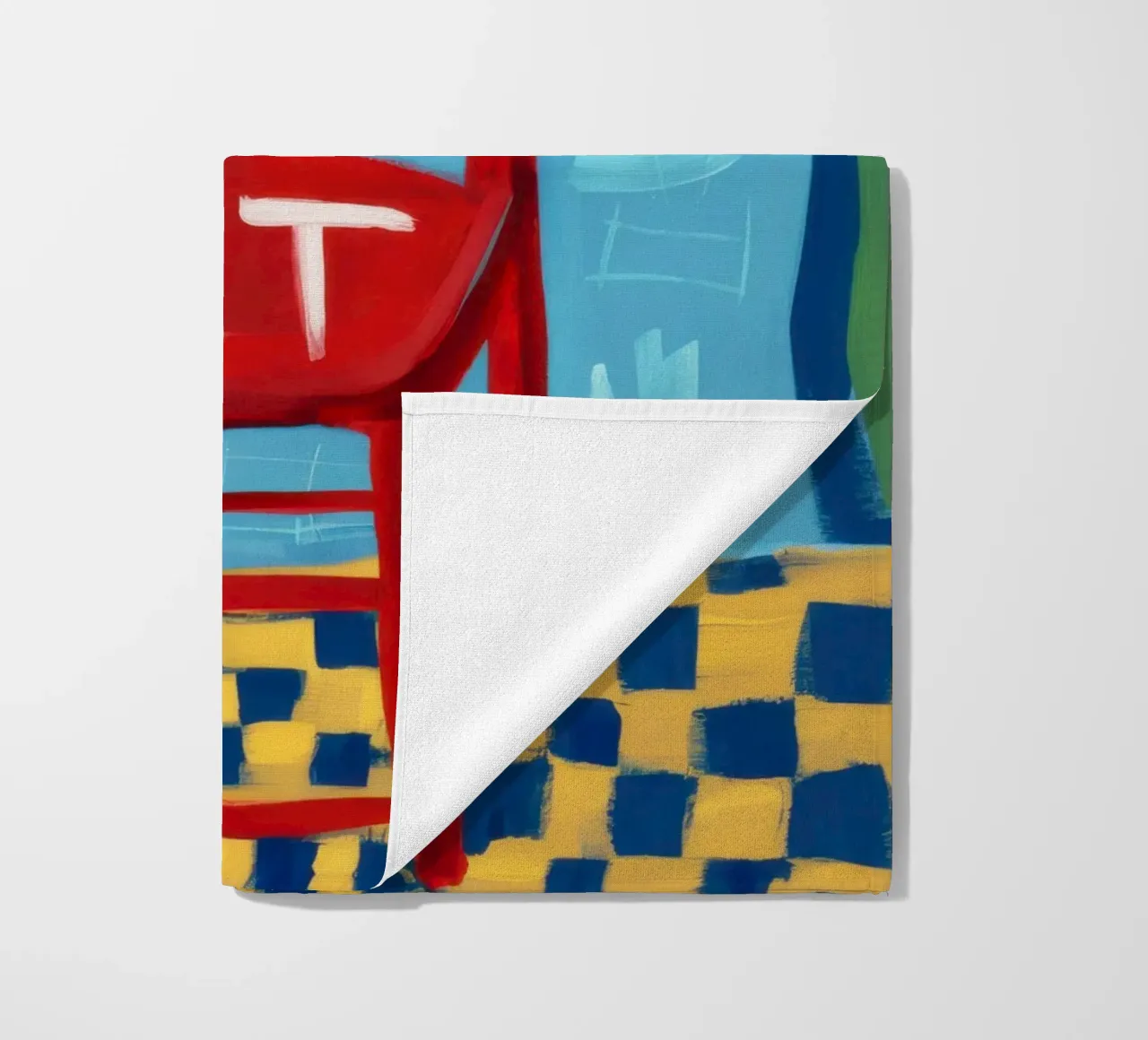 Presenza rossa dominante telo mare da Nova Glaze