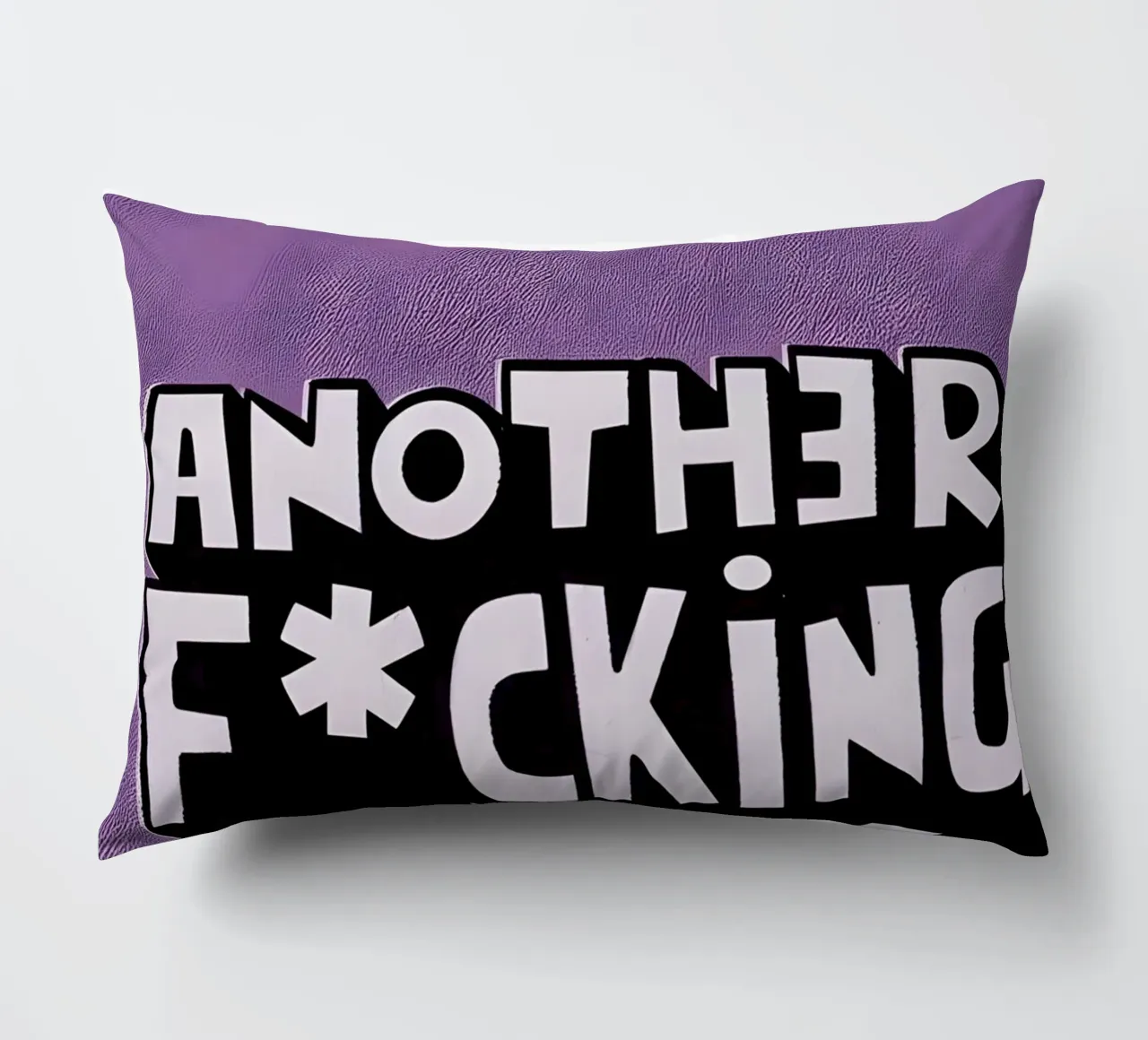 ANOTHER F*CKING DAY cuscino da Type & Tape