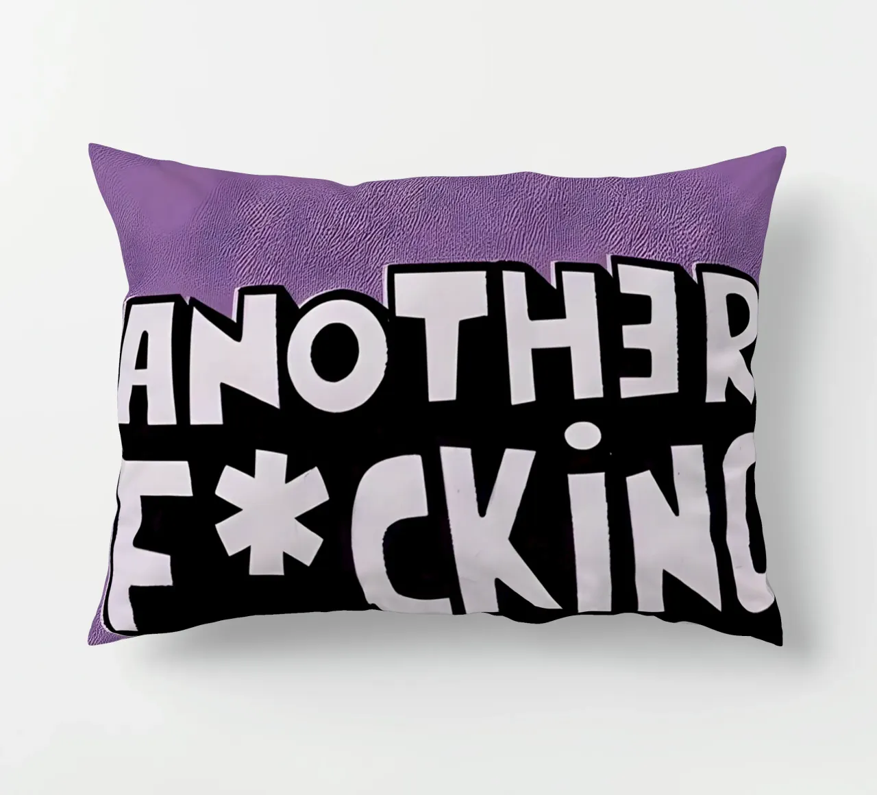 ANOTHER F*CKING DAY cuscino da Type & Tape