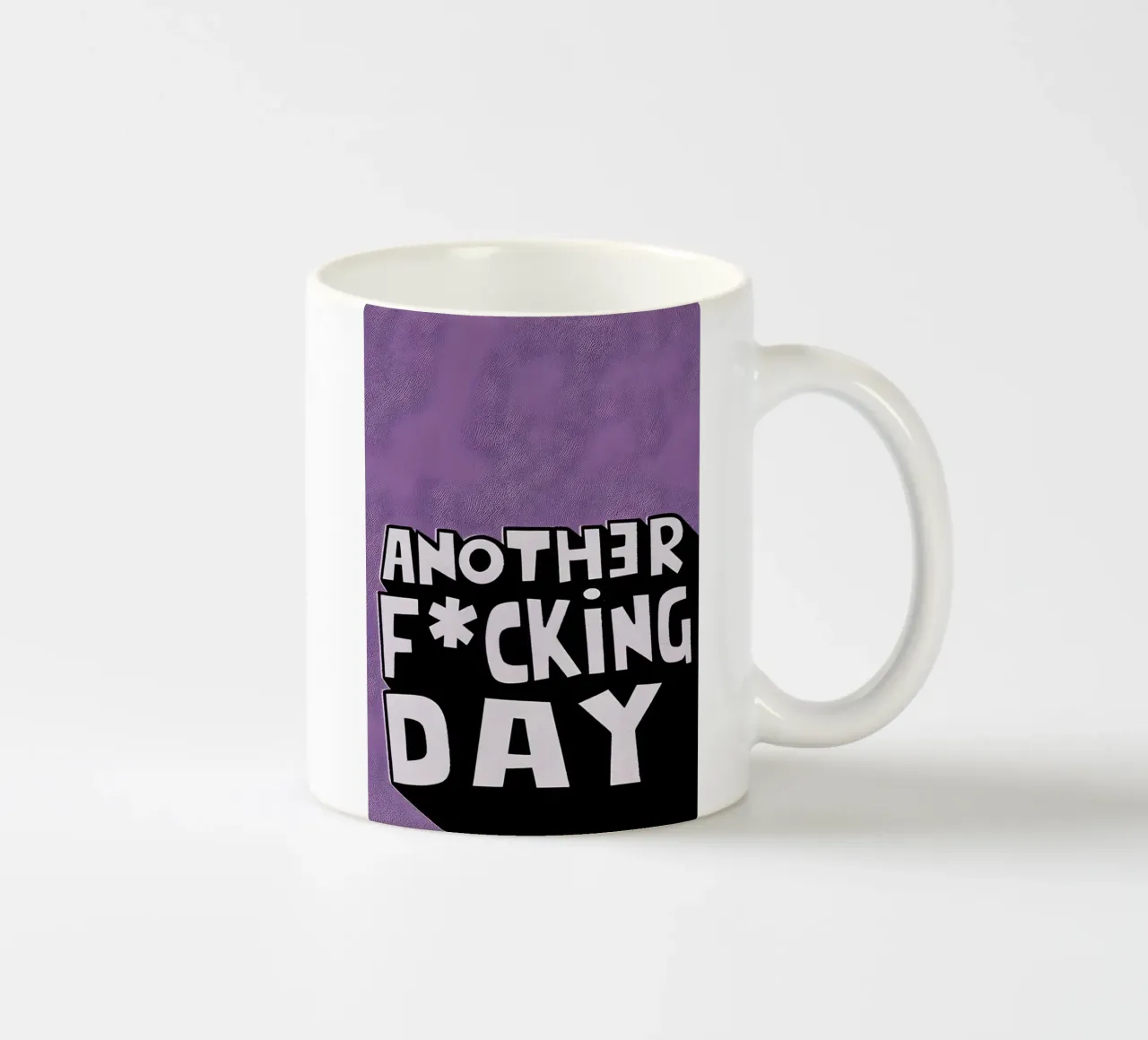 ANOTHER F*CKING DAY tazza in ceramica da Type & Tape