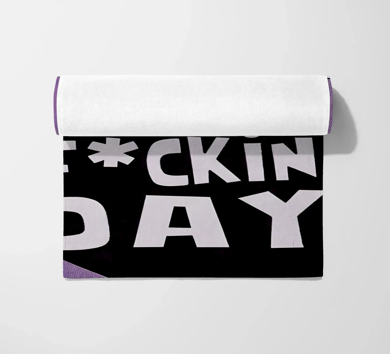 ANOTHER F*CKING DAY telo mare da Type & Tape