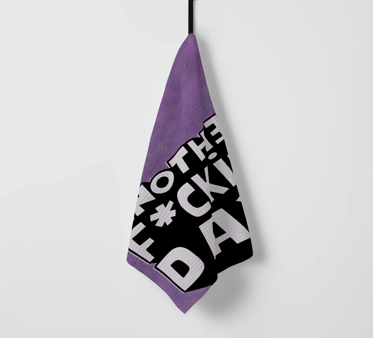 ANOTHER F*CKING DAY canovaccio da cucina da Type & Tape