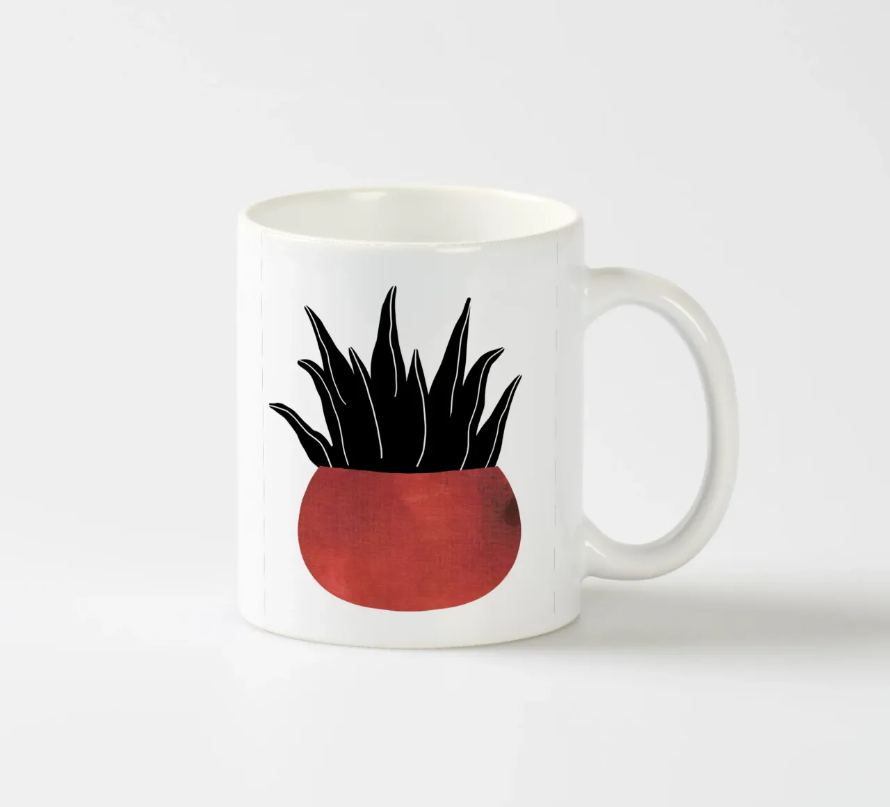 Kaktus 3 mid century tazza in ceramica da BAINAI