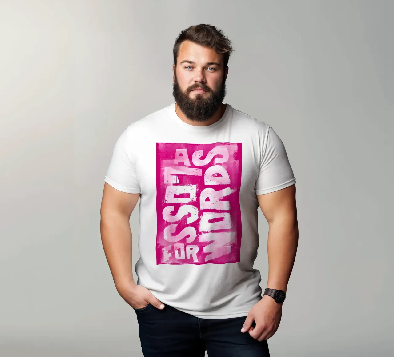 'A SET OF WORDS' t-shirt da Type & Tape