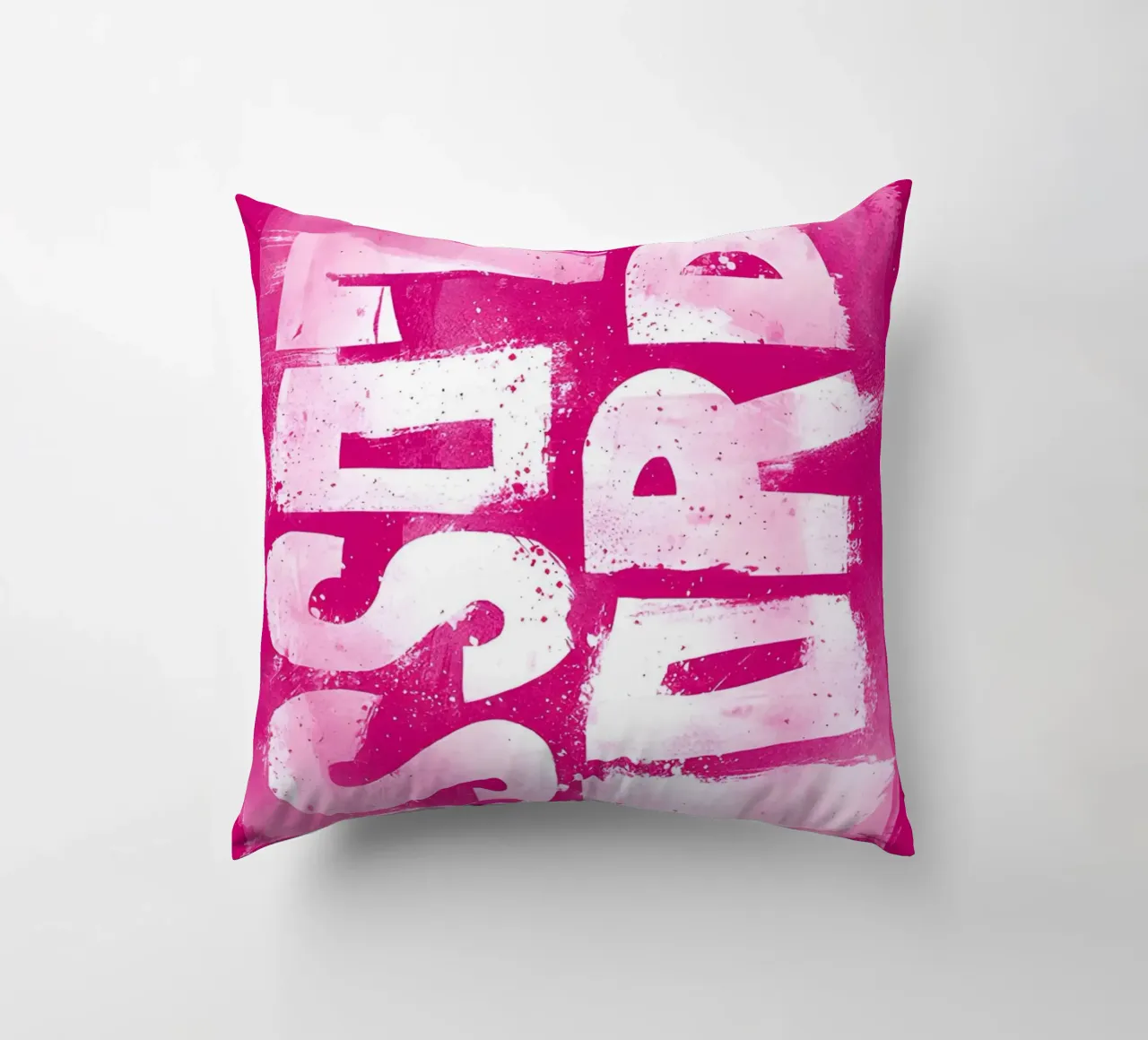 'A SET OF WORDS' cuscino da Type & Tape