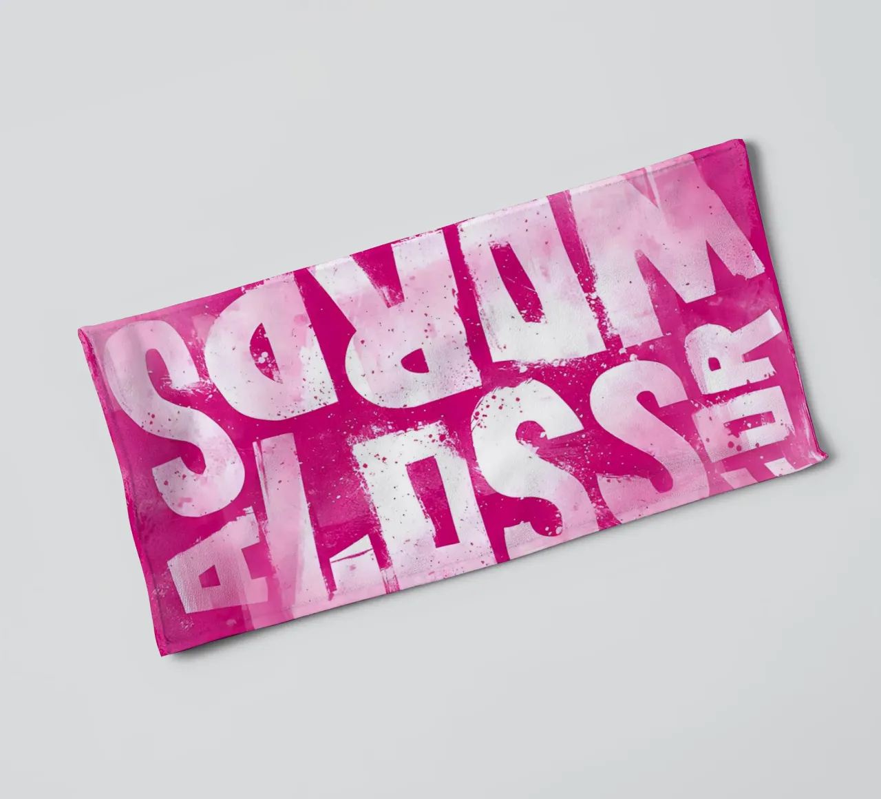 'A SET OF WORDS' asciugamano da bagno da Type & Tape