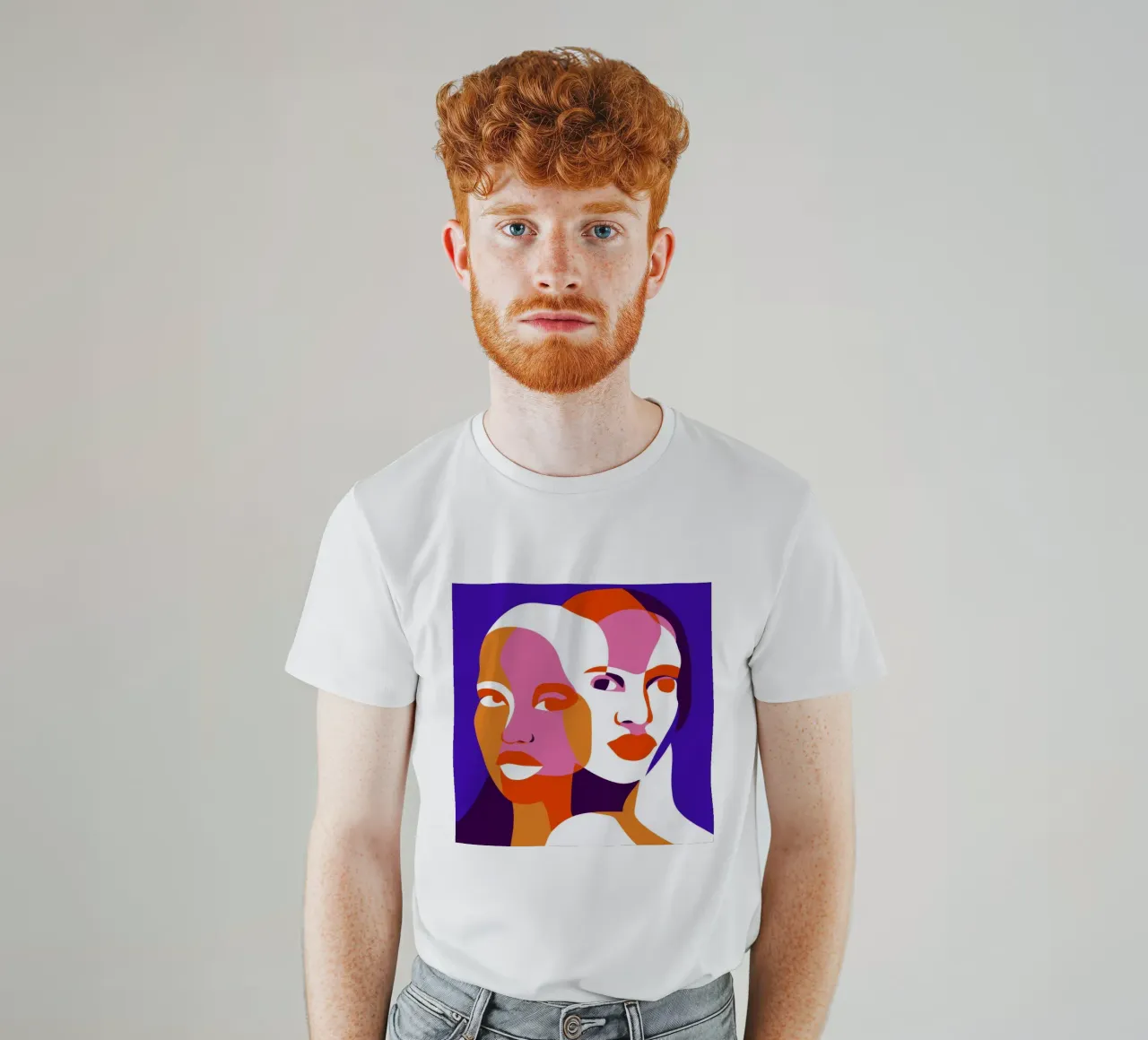 Fusione d'anima prismatica t-shirt da Bara Suara