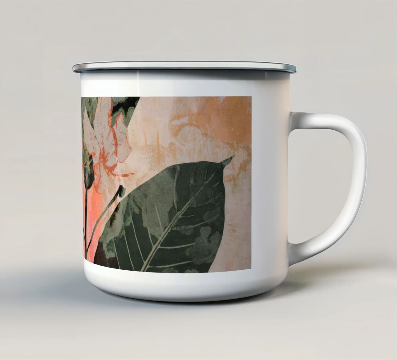 Into The Jungle No 4 tazza in smalto da treechild