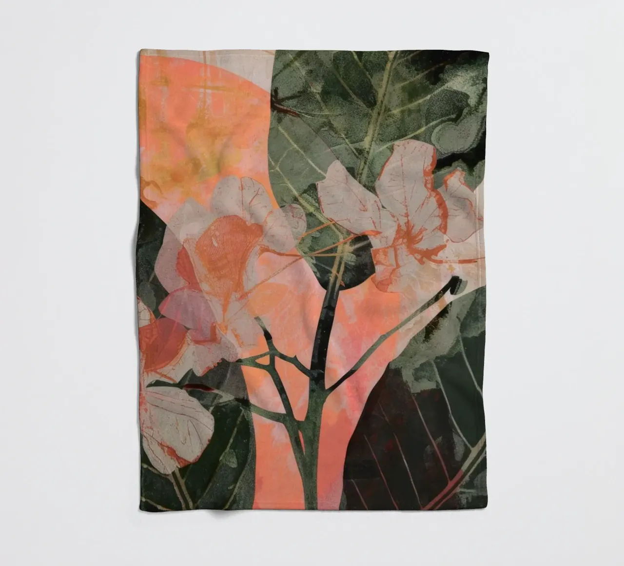 Into The Jungle No 4 coperta in pile da treechild