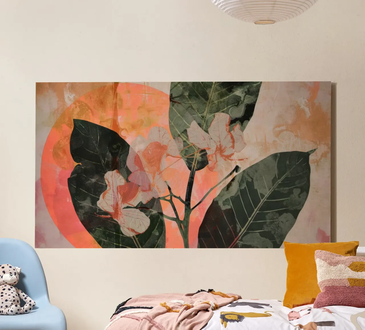 Into The Jungle No 4 canvas van treechild
