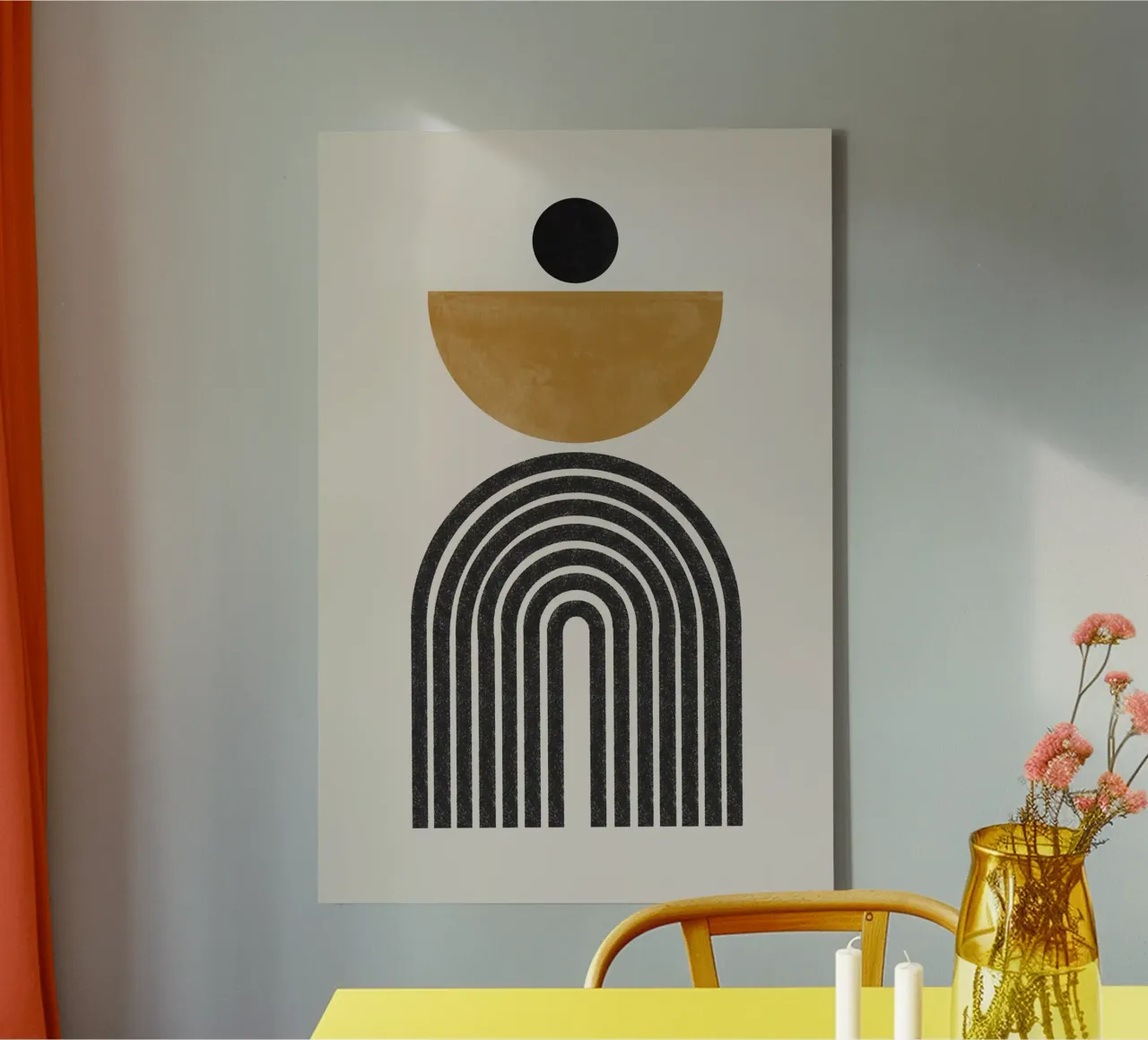 Mid Century No2. canvas by The Miuus Studio