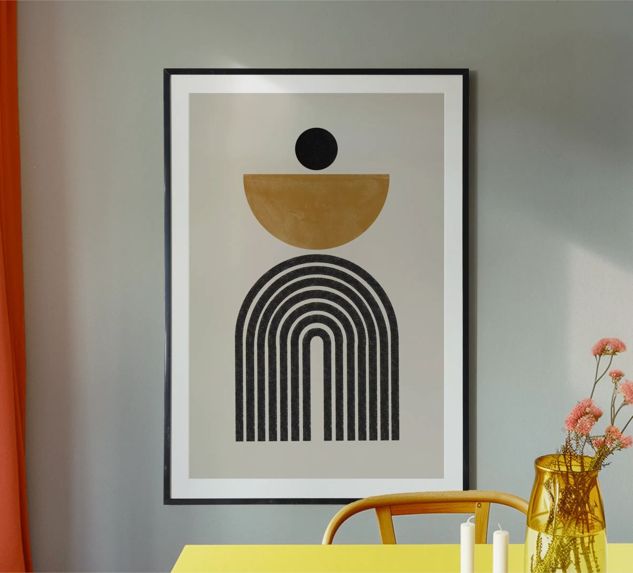 Milieu de siècle No2. poster de The Miuus Studio