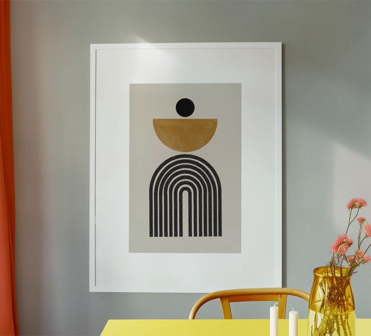 Milieu de siècle No2. poster de The Miuus Studio