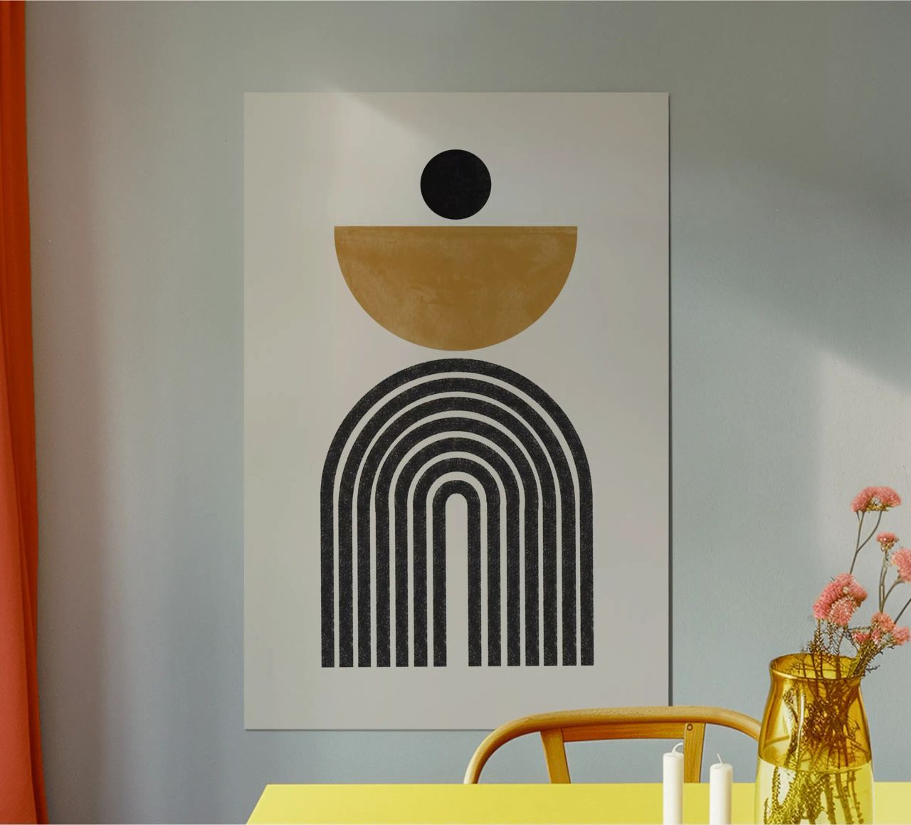 Milieu de siècle No2. poster de The Miuus Studio