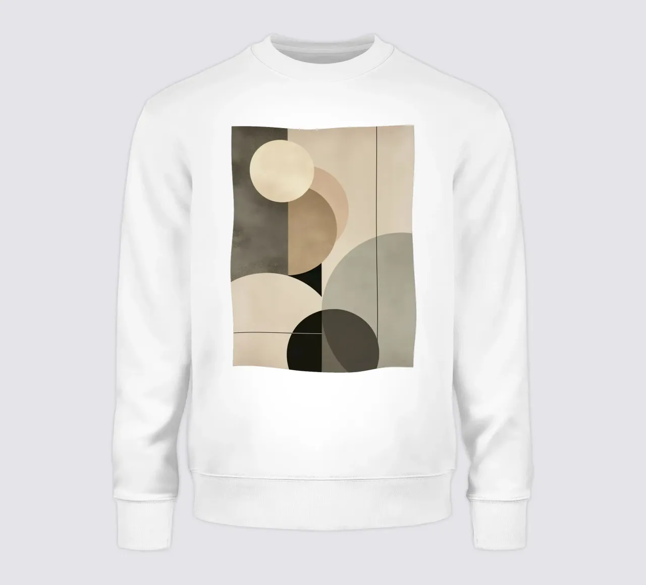 Composizione astratta di cerchi e forme geometriche felpa da DesignDoodle