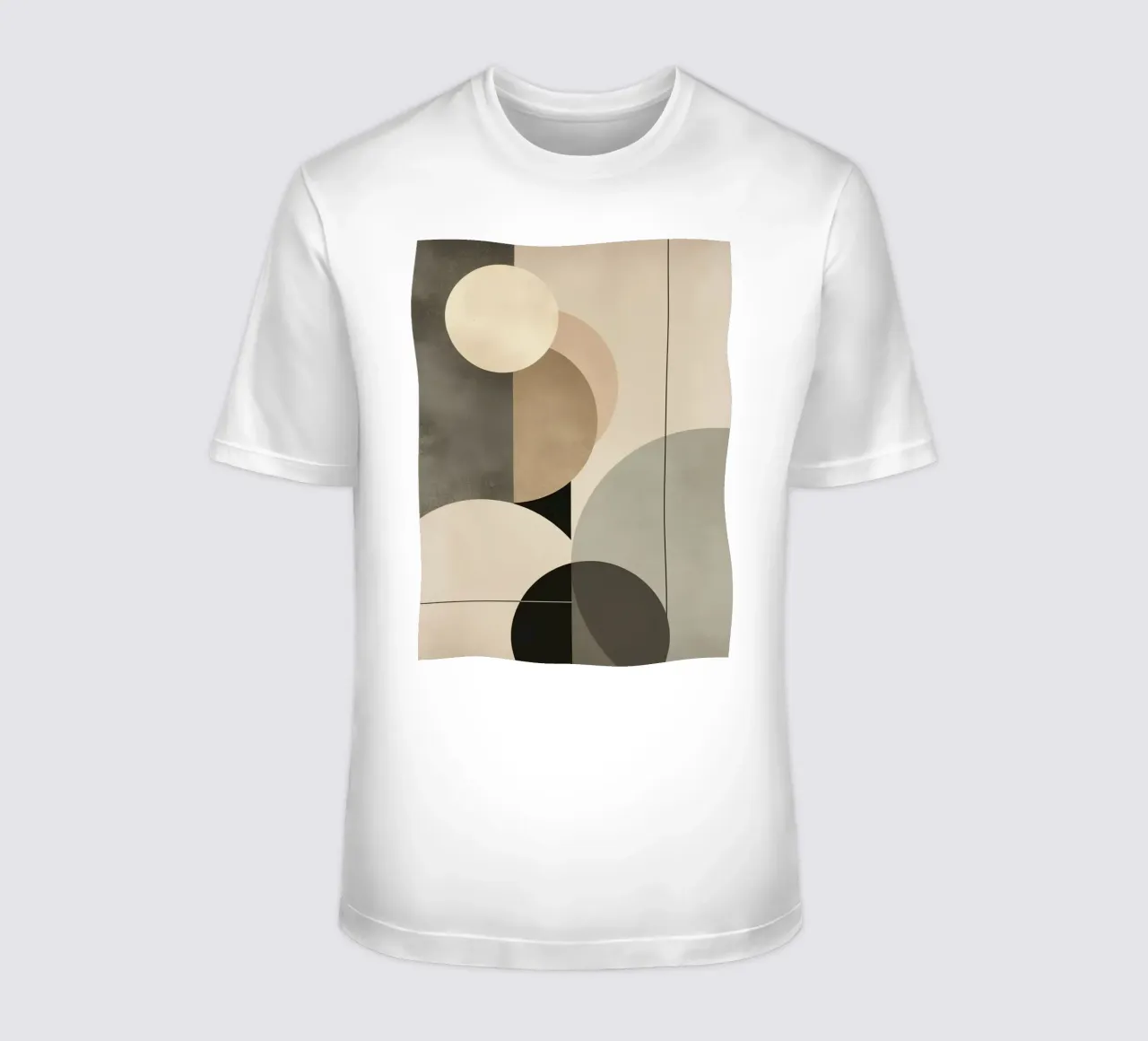 Composizione astratta di cerchi e forme geometriche t-shirt da DesignDoodle