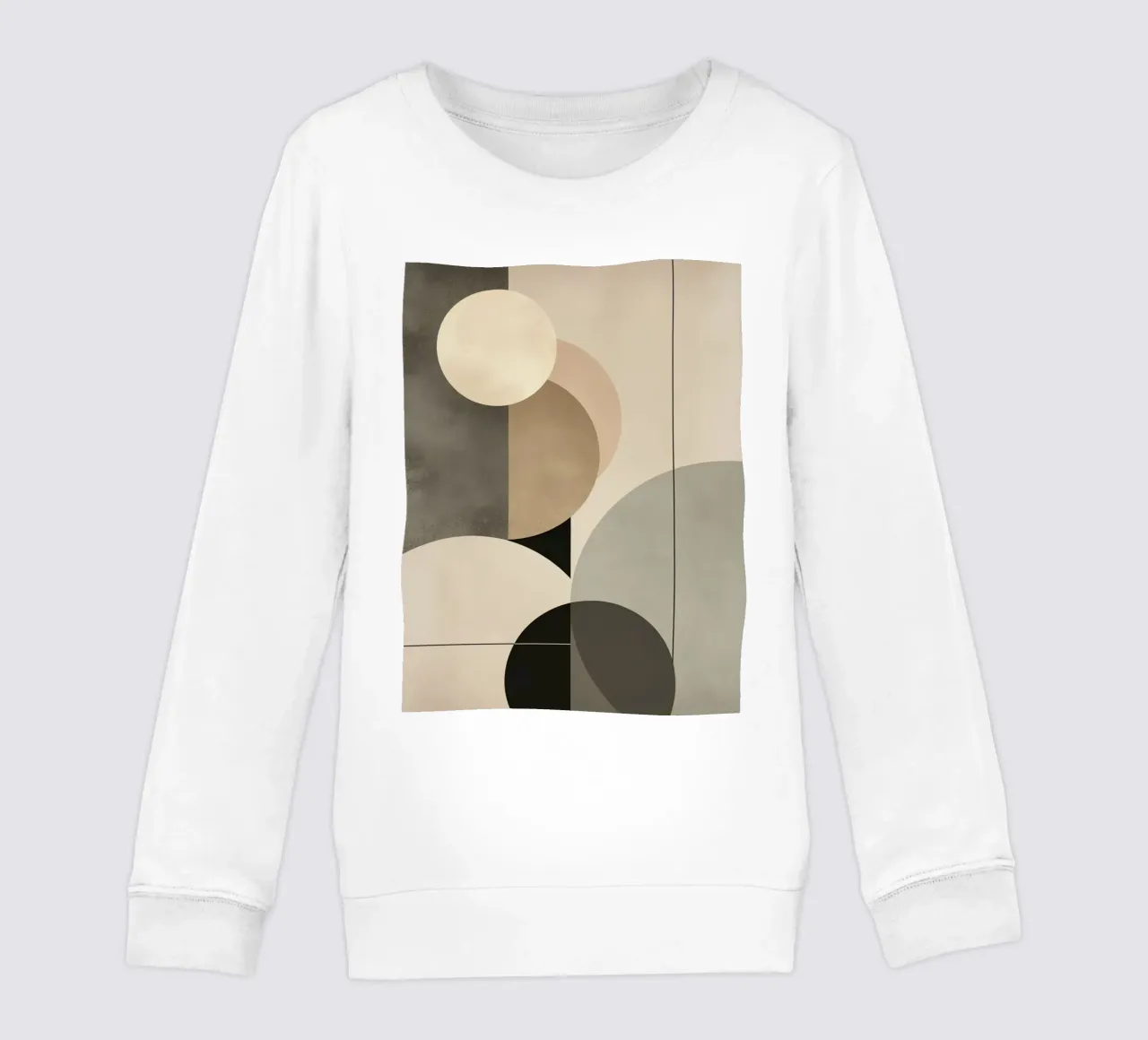 Composizione astratta di cerchi e forme geometriche felpa bambino da DesignDoodle