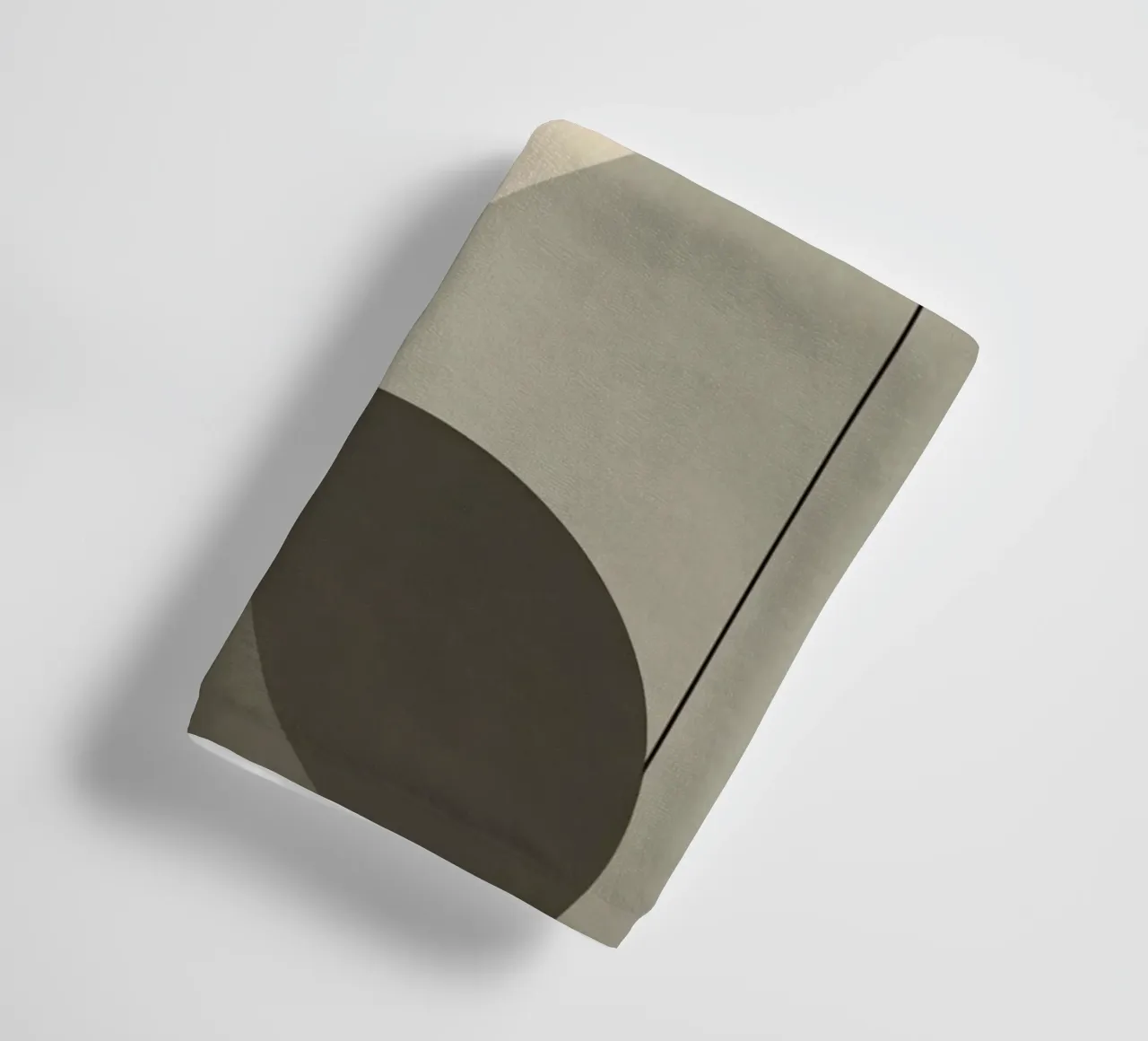 Abstract Composition of Circles and Geometric Shapes towel by DesignDoodle
