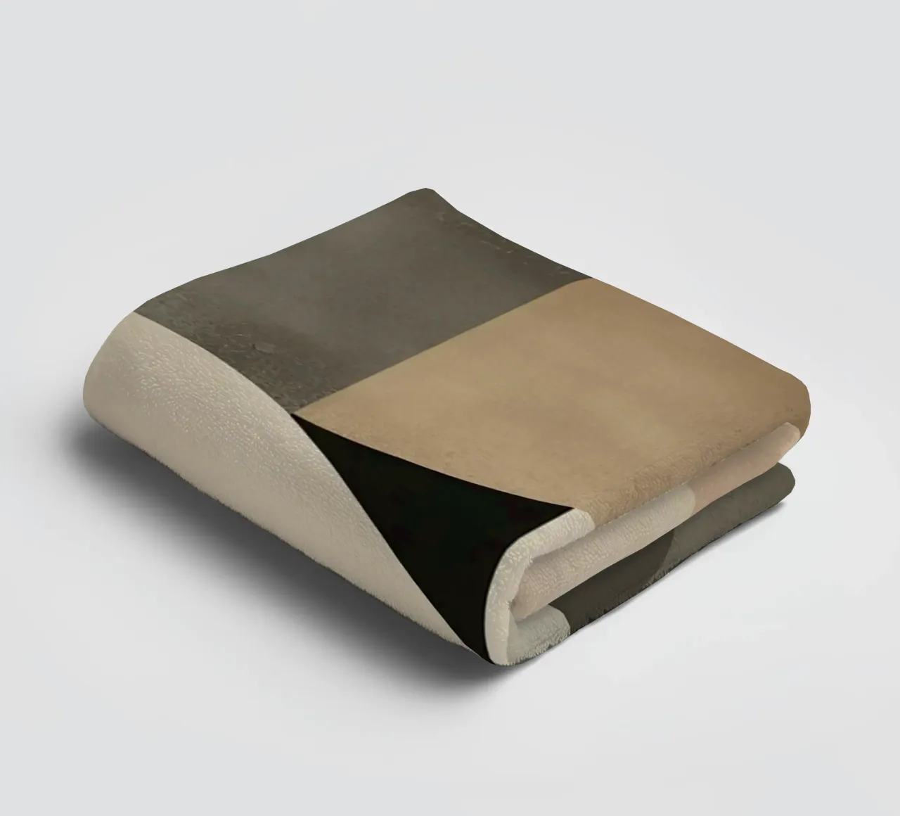 Abstrakte Komposition aus Kreisen und geometrischen Formen Handtuch von DesignDoodle