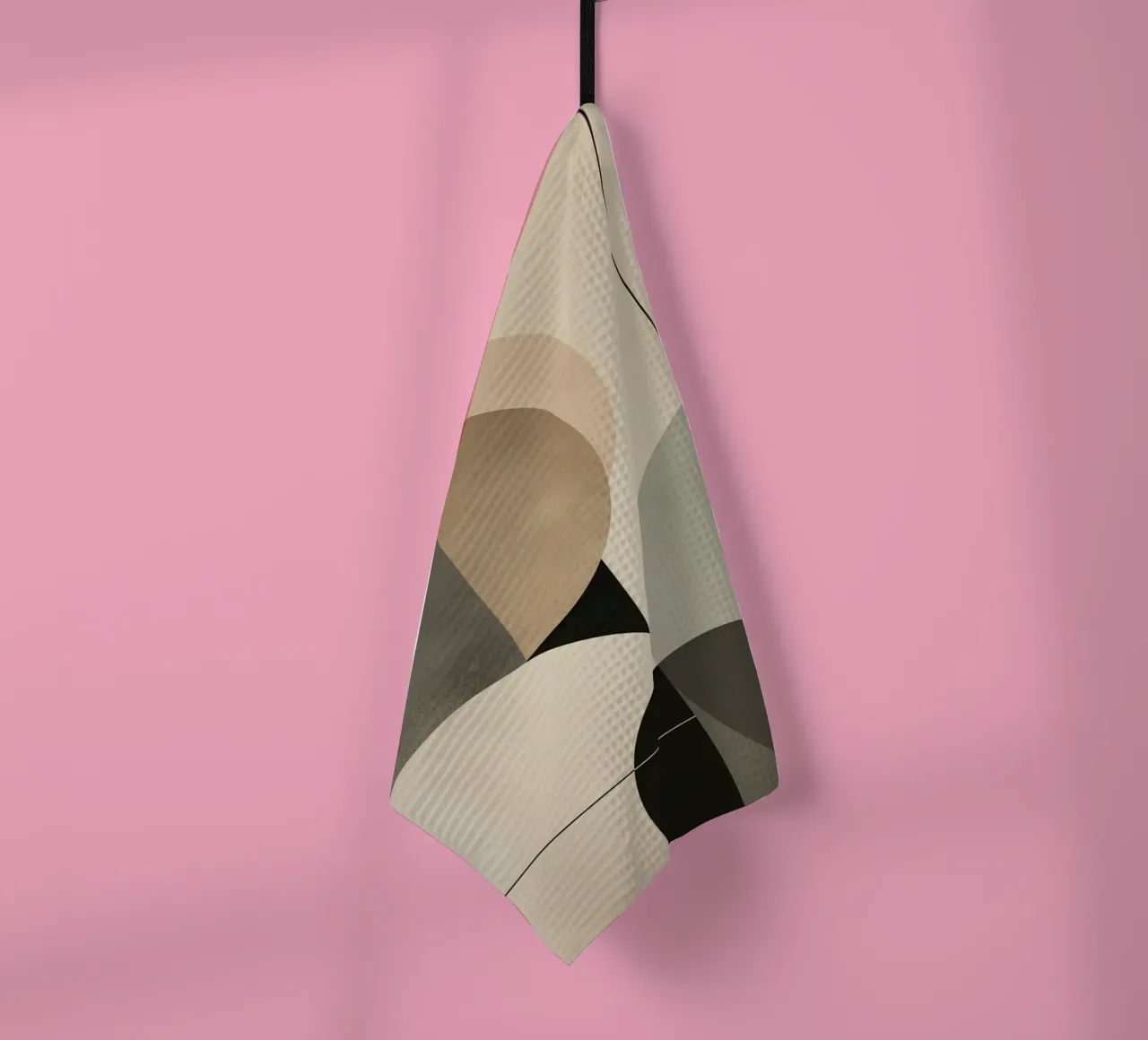 Composizione astratta di cerchi e forme geometriche canovaccio da cucina da DesignDoodle