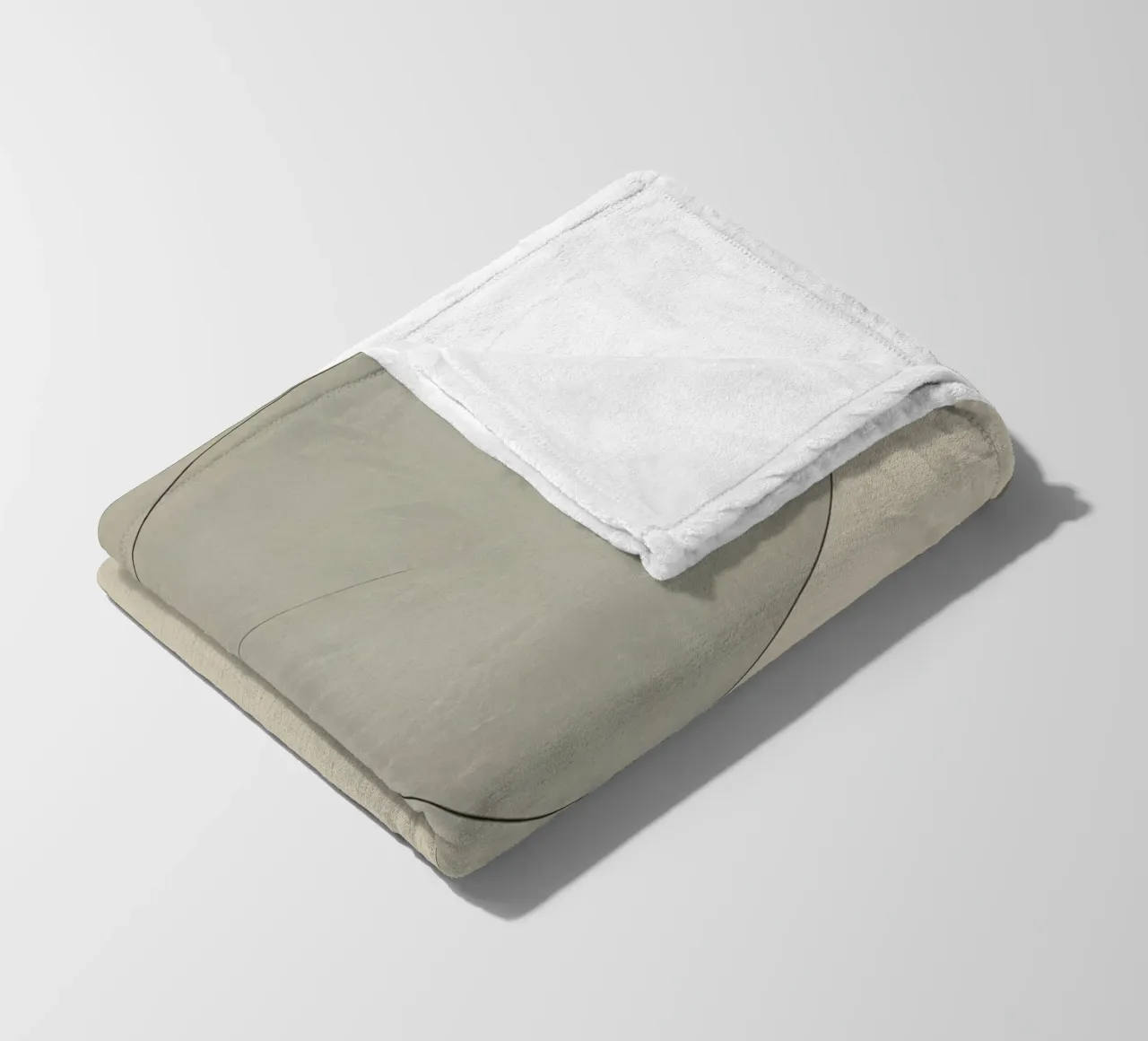 Abstract Composition of Circles Square and Lines fleece blanket by DesignDoodle