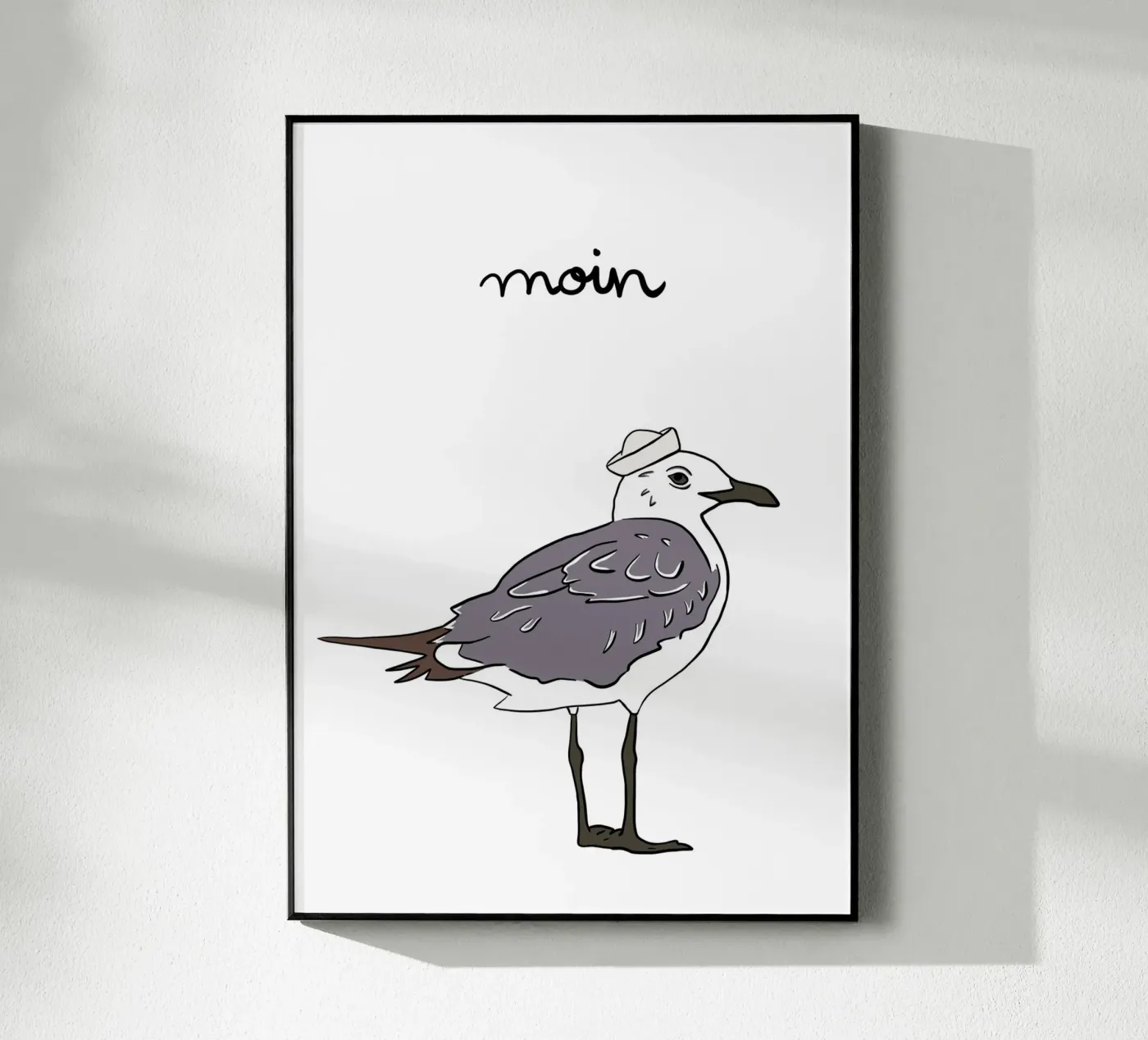 Moin Möwe acrylic glass by BAINAI