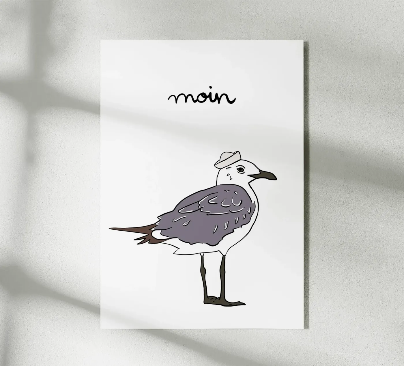 Moin Möwe acrylic glass by BAINAI