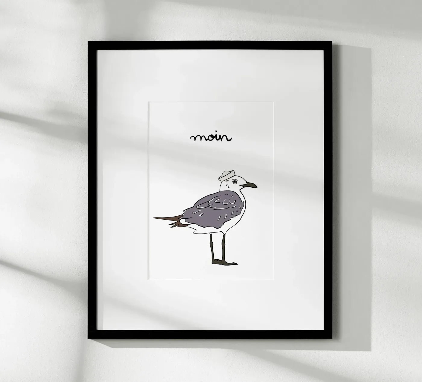 Moin Möwe poster by BAINAI