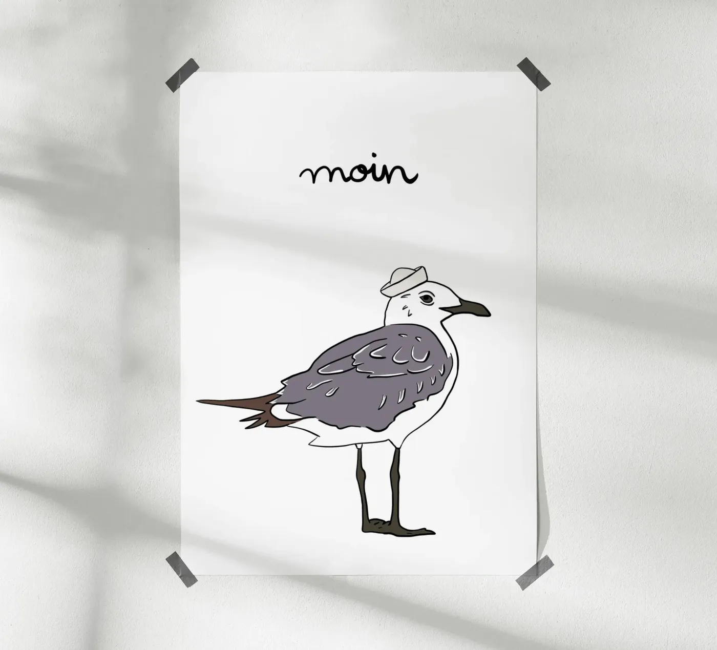 Moin Möwe poster da BAINAI