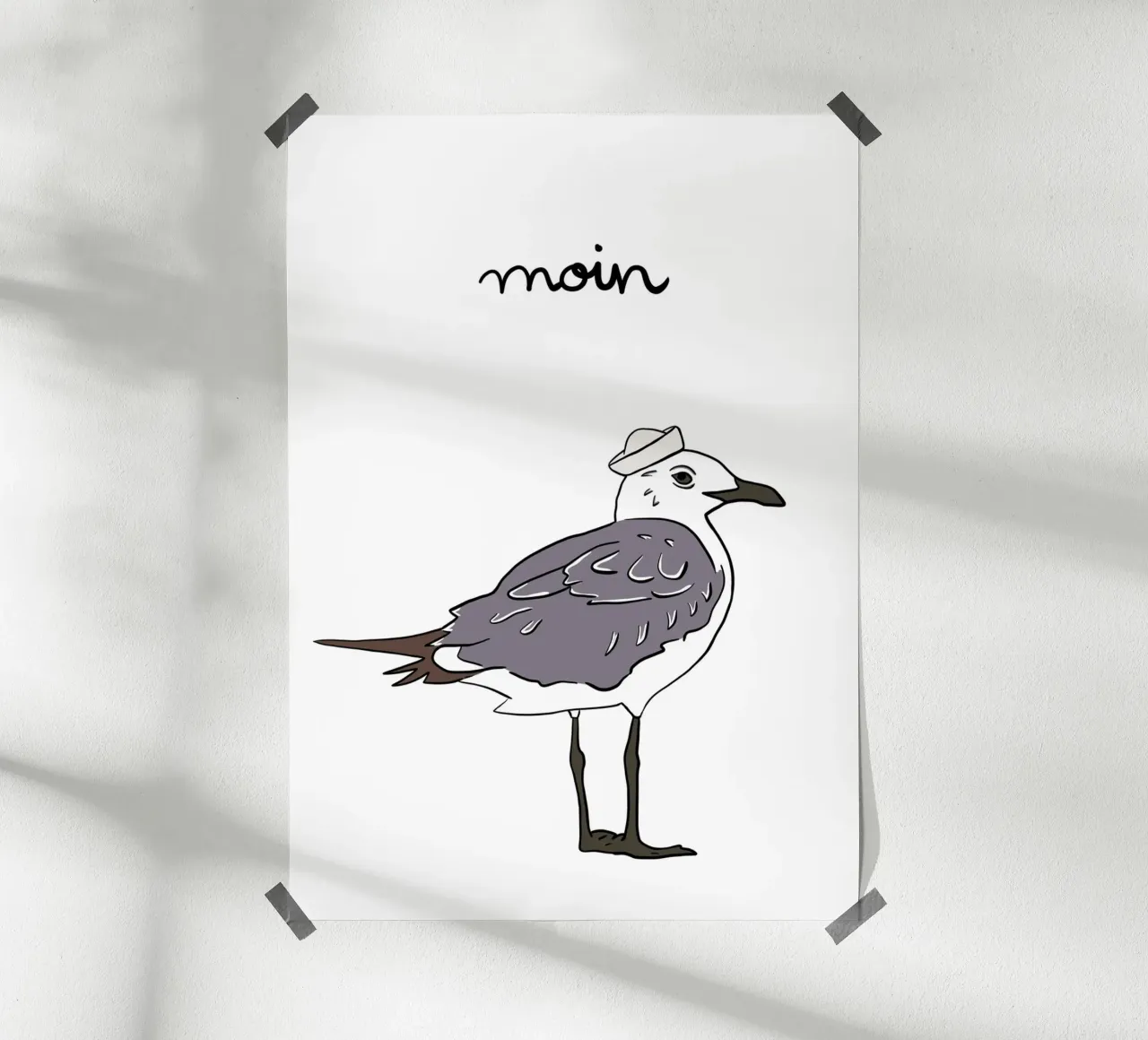 Moin Möwe poster da BAINAI