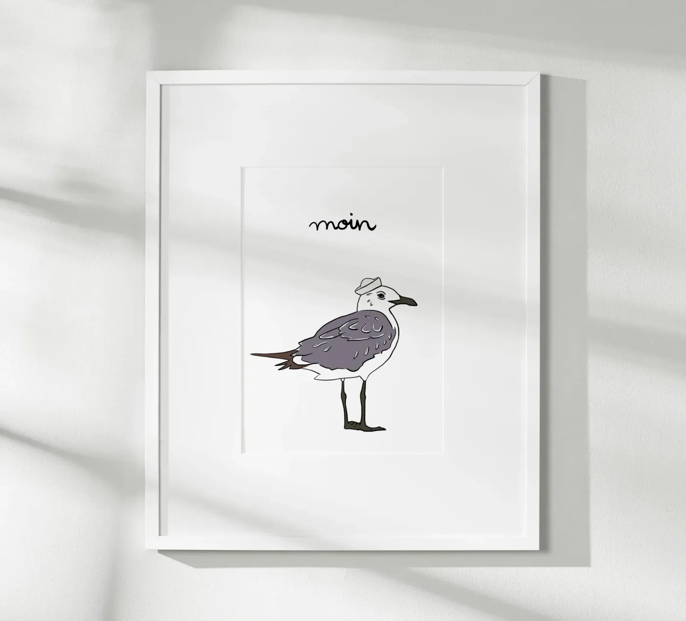Moin Möwe poster by BAINAI