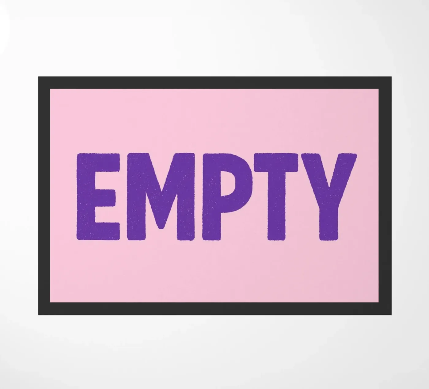 Empty doormat by treechild