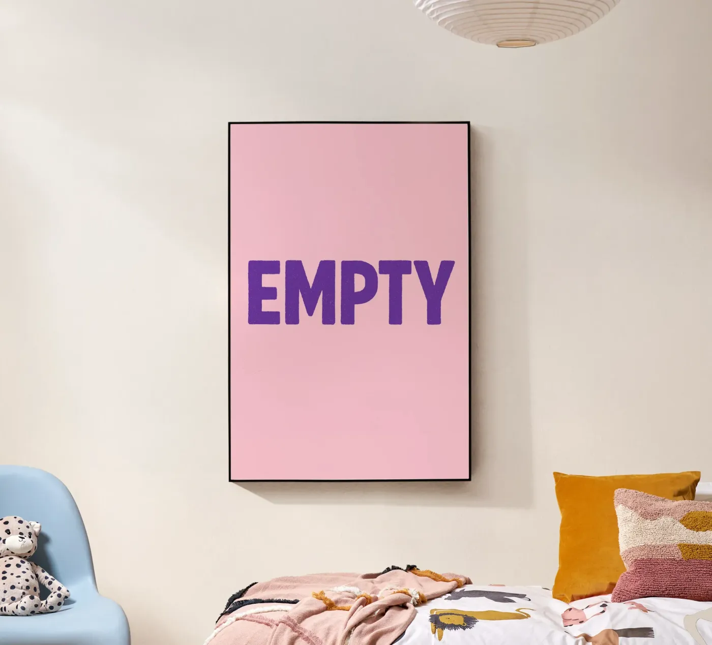 Empty acryl van treechild