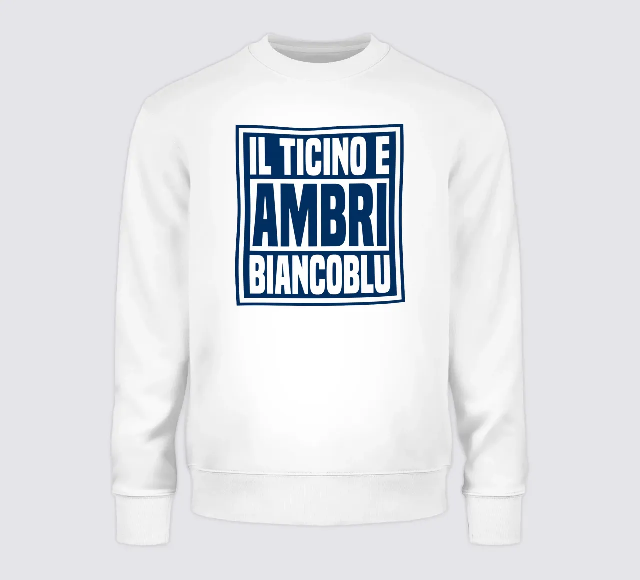 Il Ticino è biancoblù felpa da HCAP Fanshop