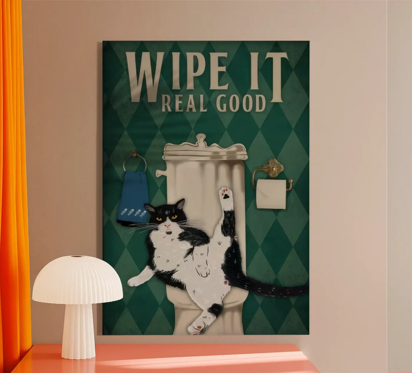 Wipe It Real good acrylic glass by eva udinese