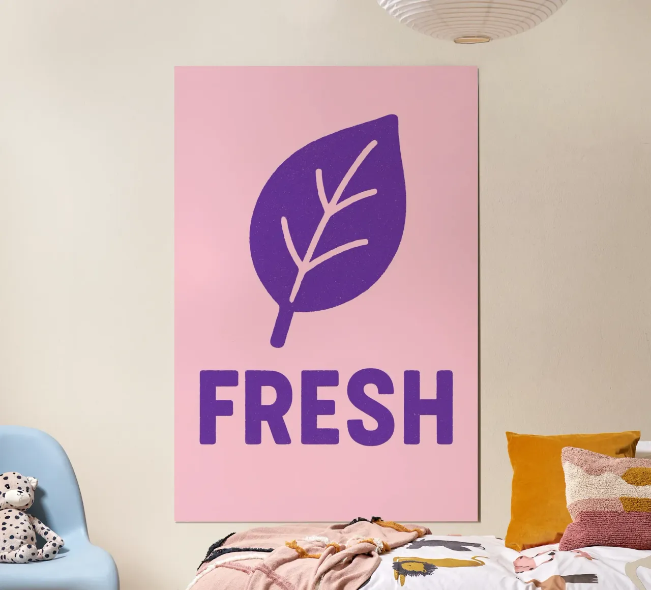 Fresh poster con telaio in legno da treechild